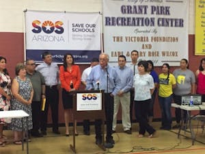 Congressman Ed Pastor and elected officials explain why they are supporting the Save Our Schools effort.