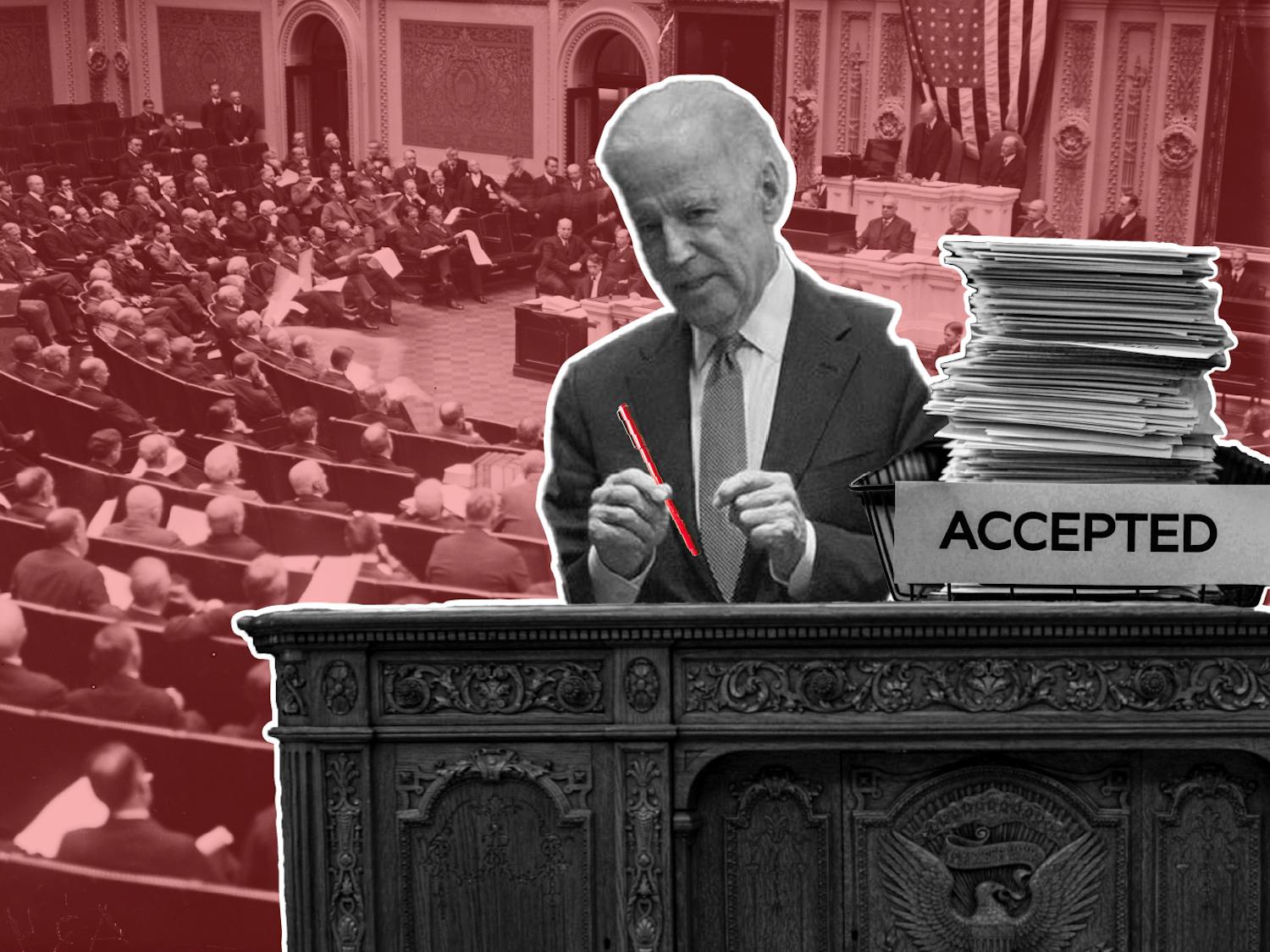 President Biden is ready to sign what Congress reluctantly delivers.