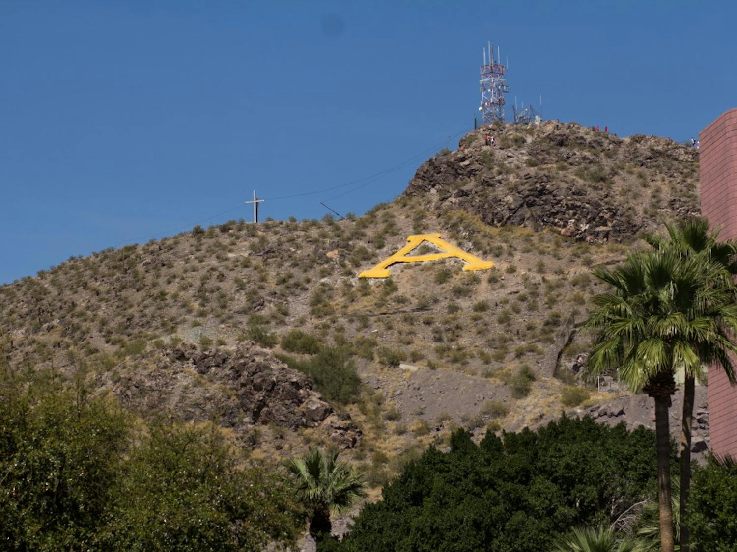 Tempe Butte, 'A Mountain', is pictured&nbsp;on Wednesday, March 16, 2016.