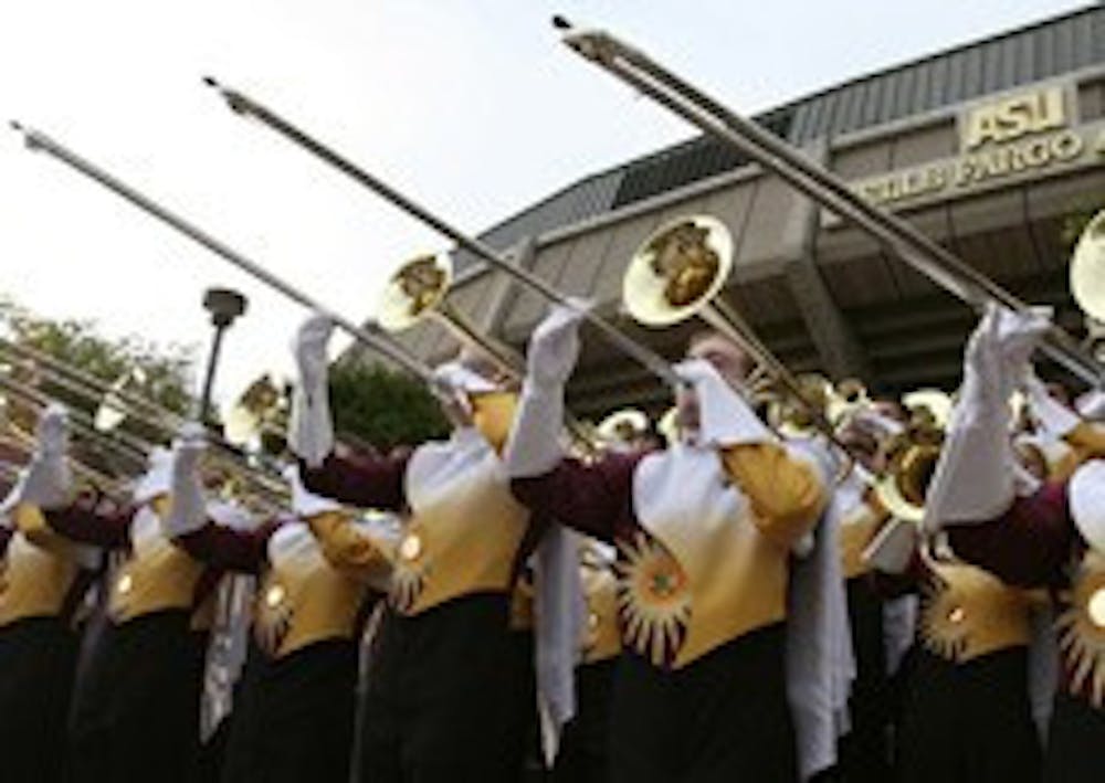 Marching band debuts new uniforms at season opener The Arizona State
