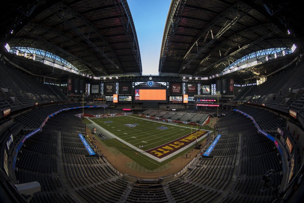 ASU takes on WVU at the 2016 Cactus Bowl