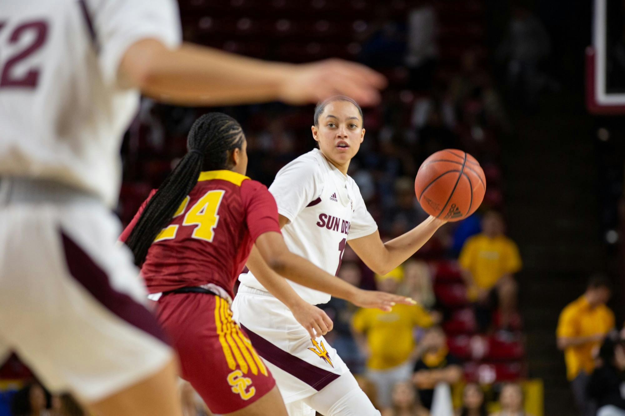 20200131 women's basketball vs USC 0004