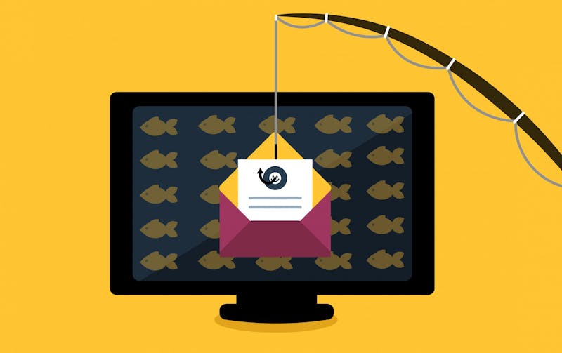 "Phishing is one of the most common fraudulent practices, it is often used to steal a user's data. The attacker disguises themselves as a trustworthy entity, take precautions before giving out personal information." Illustration published Wednesday, June 24, 2020.
