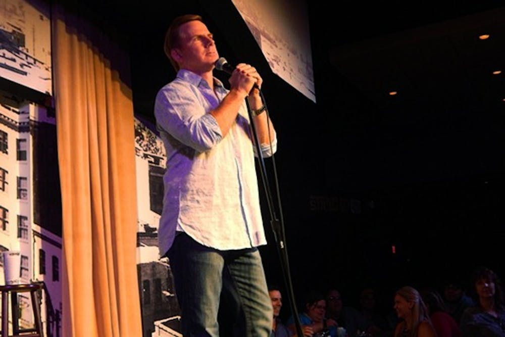 America's Got Talent comedian Tom Cutter performs at Stand Up Live! on Aug. 22. (Photo by Olivia Richard)