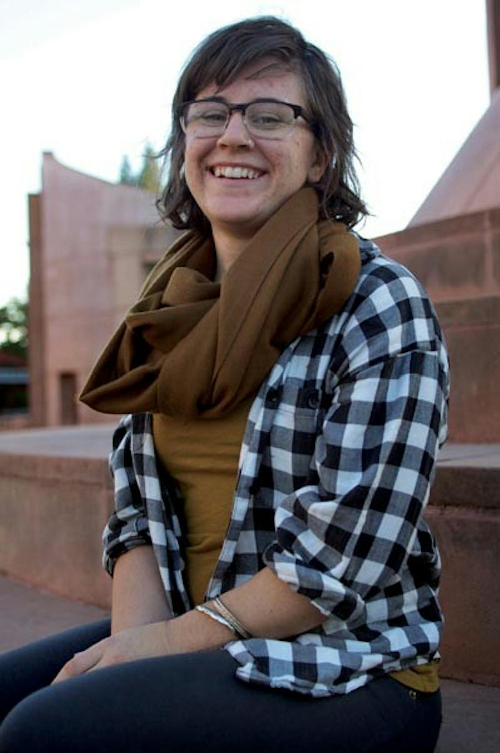 AROUND THE WORLD: Kari Bynum, an ASU Global Studies junior, hopes to be one of the students selected to study abroad in Tanzania over the summer of 2011 with ASU professor Eric Hartman. (Photo by Scott Stuk)