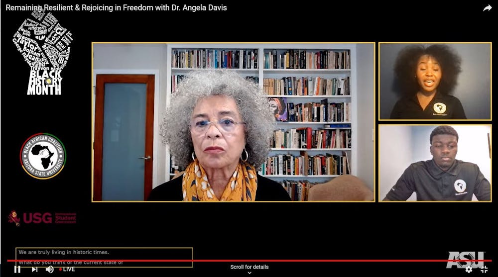 Renowned political activist Angela Davis talks racial justice with ...