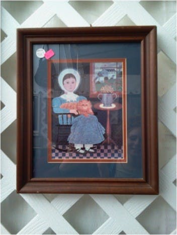 Pioneer cat lady paintings are the best paintings. Photo by Samantha Stolper. 