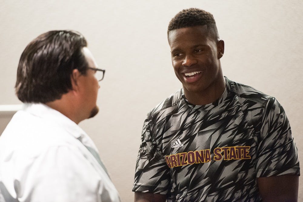Football media day 015 Kalen Ballage
