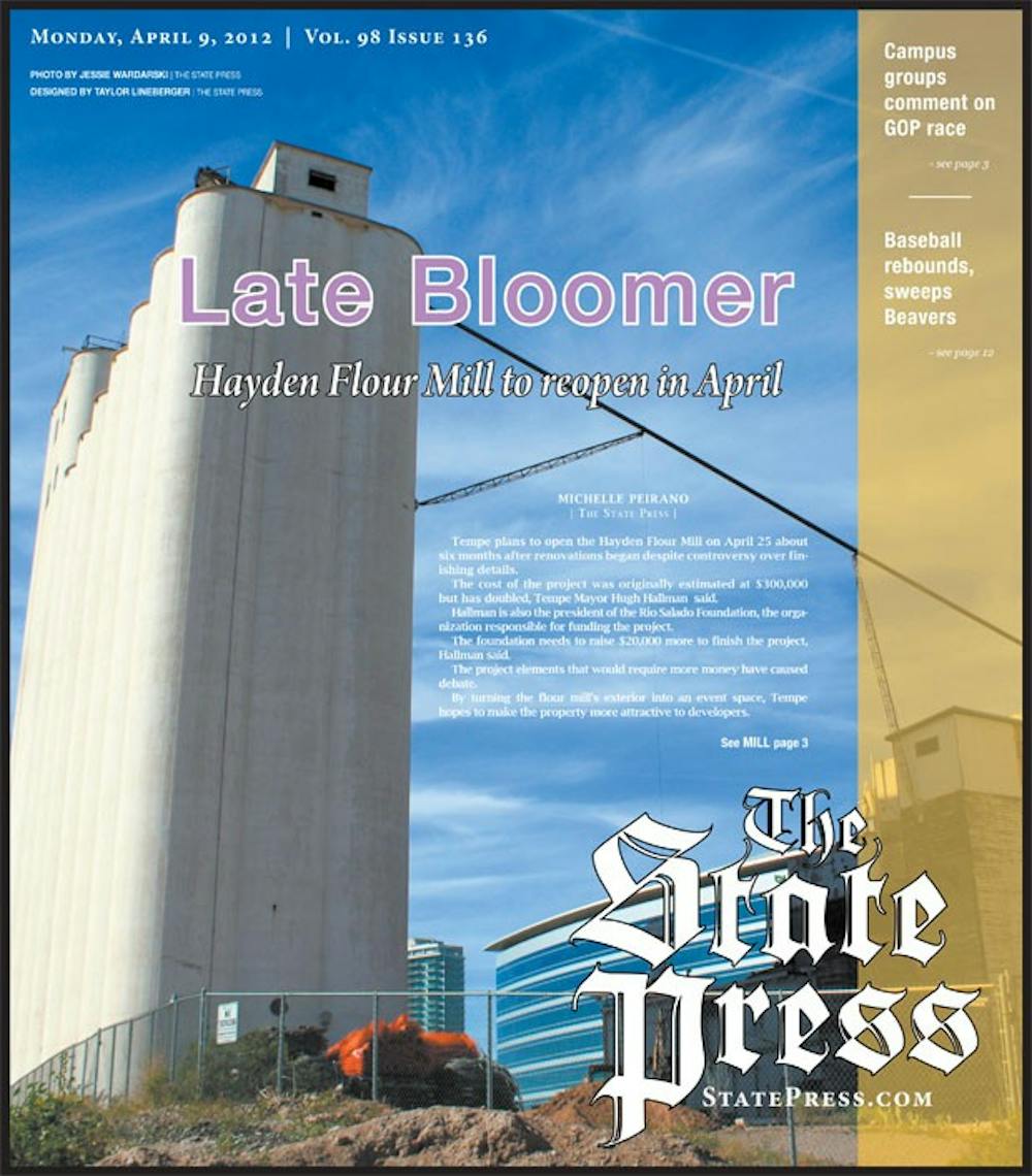 Today's Front Page - The Arizona State Press