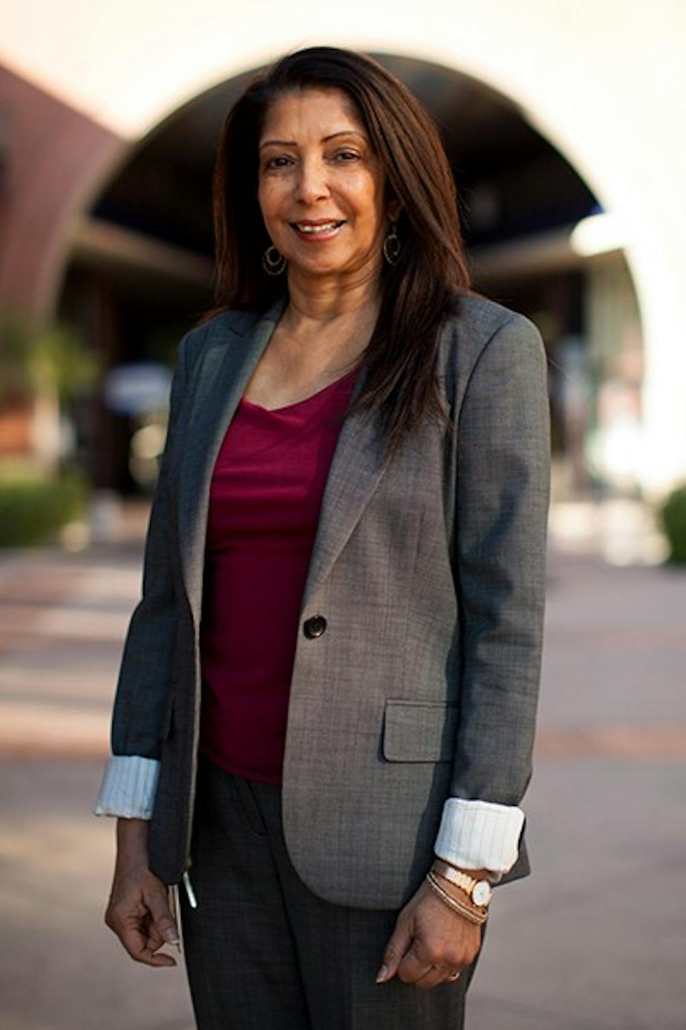 Former vice chair and a current adjunct professor for biomedical informatics at ASU Vimla Patel has been selected to receive the Hind Rattan Award for 2014. The award is being given to Patel to recognize her contributions and services to her expertise field. (Photo by Ryan Liu)