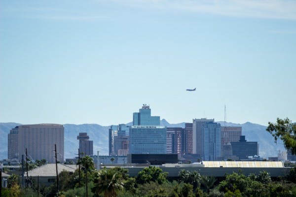 The Center for Integrated Solutions to Climate Challenges at ASU released a report in July about the effectiveness of strategies to lower the urban heat island effect. The report showed that Phoenix's use of urban forestry and cool roofs have helped reduce temperatures in the area. (Photo by Alexis Macklin)
