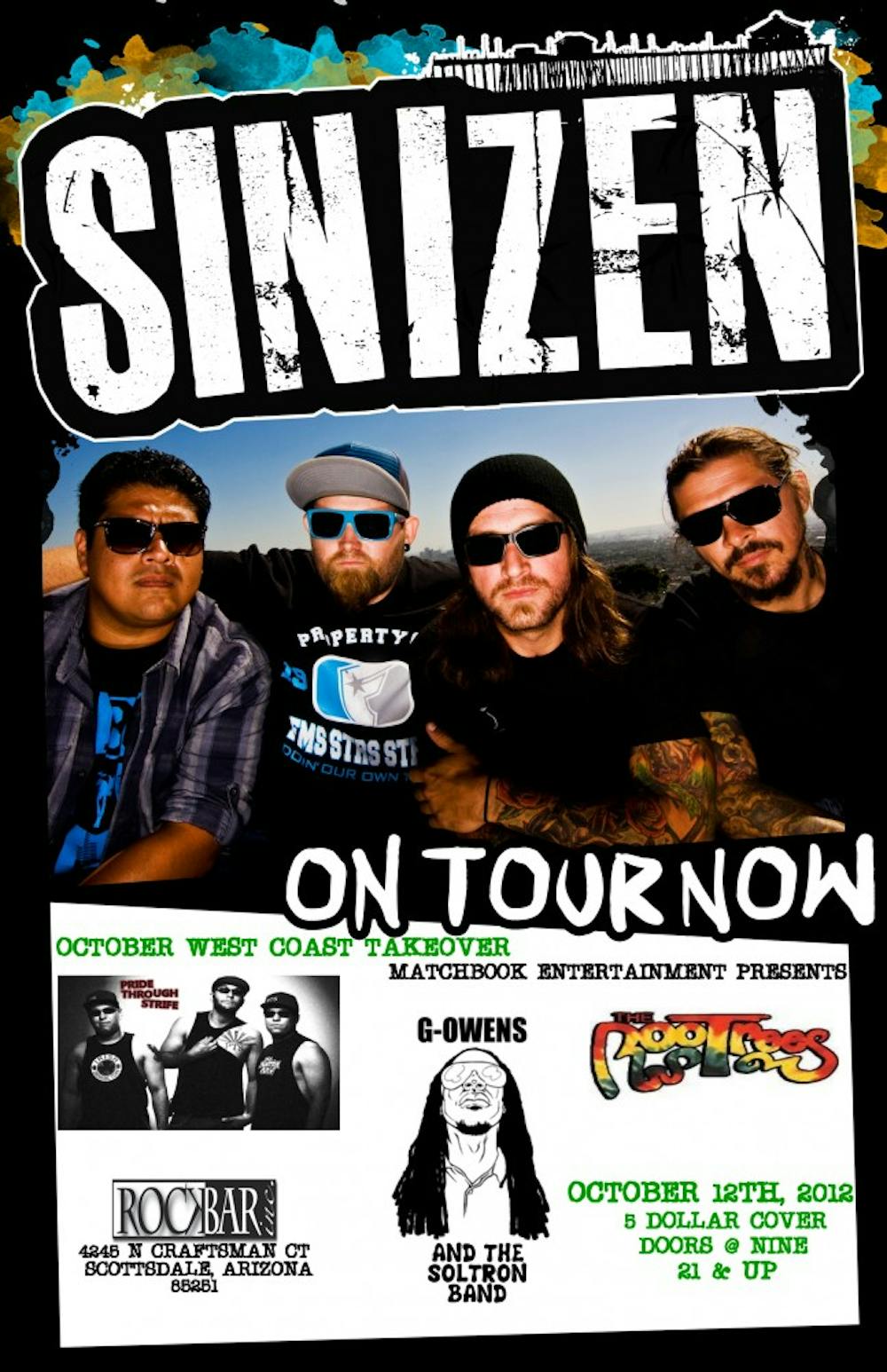 Sinizen will be in Scottsdale on Oct. 12. Photo courtesy of MIke Piper.