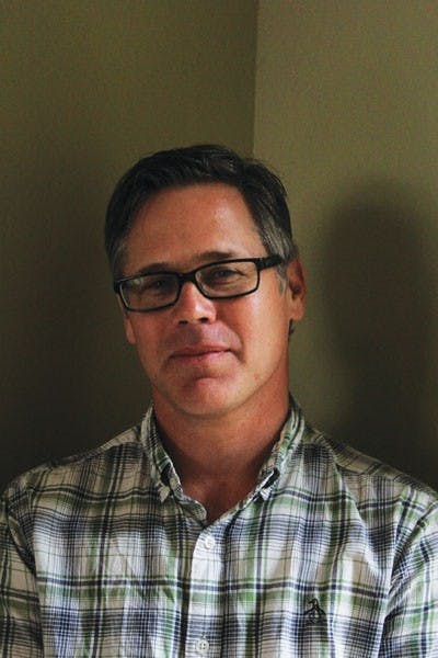 Director of Transborder Studies and history Professor, Dr. Matthew Garcia promotes the book “Undocumented and Unafraid: Tam Tran, Cinthya Felix, and the Immigration Youth Movement”. Tam Tran was a former student and since her death said his whole life has gone into the DREAM Act. (Photo by Ana Ramirez)