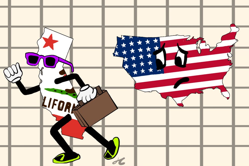 CalExit Cartoon