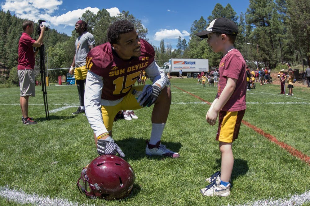 to Camp Tontozona ASU football's describe the annual