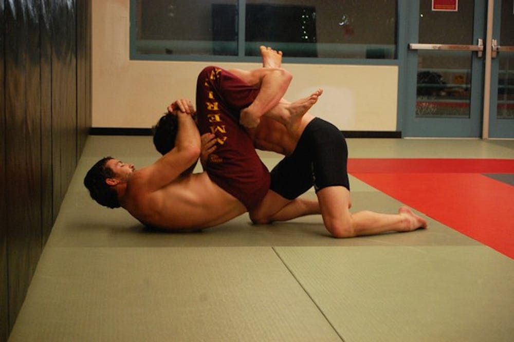 Pankration provides an adrenaline rush experience for veterans.
Photo by Taylor Costello