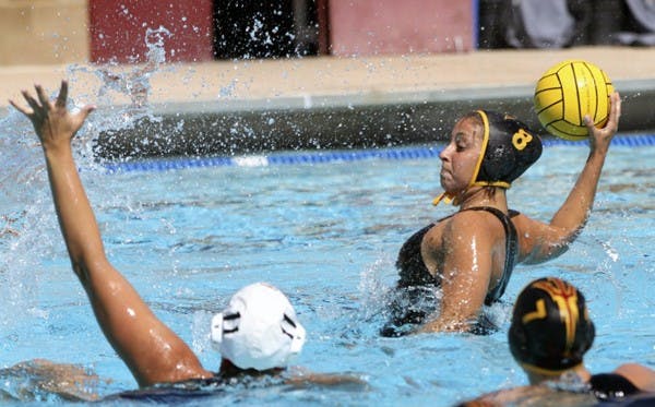 Mariam Salloum looks to score in a game against San Diego State on March 3. Salloum and the Sun Devils look to even the season series with Cal at home on Saturday. (Photo Sam Rosenbaum)