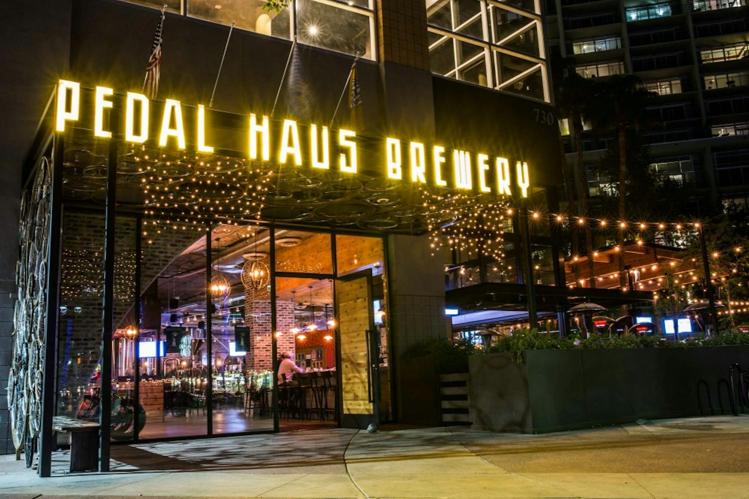 Pedal Haus Brewery is located on Mill Avenue.