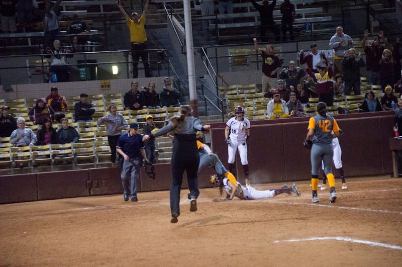 Photos ASU softball wins on walkoff wild pitch The State Press