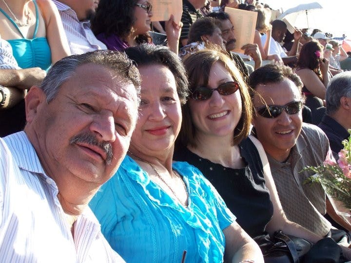 Knowing where you or your family comes from is an important factor when it comes to liking what you’re learning. These are my grandparents and my mom and dad. Photo by Holly Solis