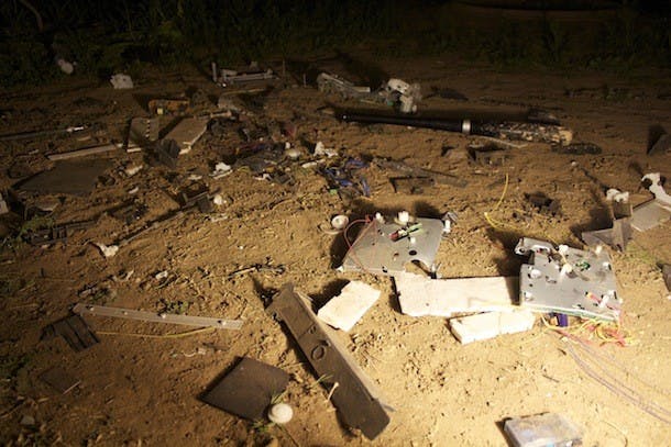 The strewn organs of the printer finally come to their demise.
Photo by Pauletta Tohonnie