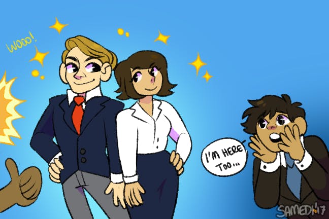 "Some candidates campaign together for strategy but it confuses voters into thinking they're a pair." Illustration published Wednesday, March 29, 2017.&nbsp;&nbsp;