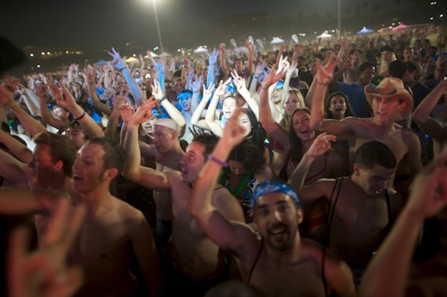 The 2011 Undie Run drew more than 20,000 attendees, who donated 4.2 tons of clothing.