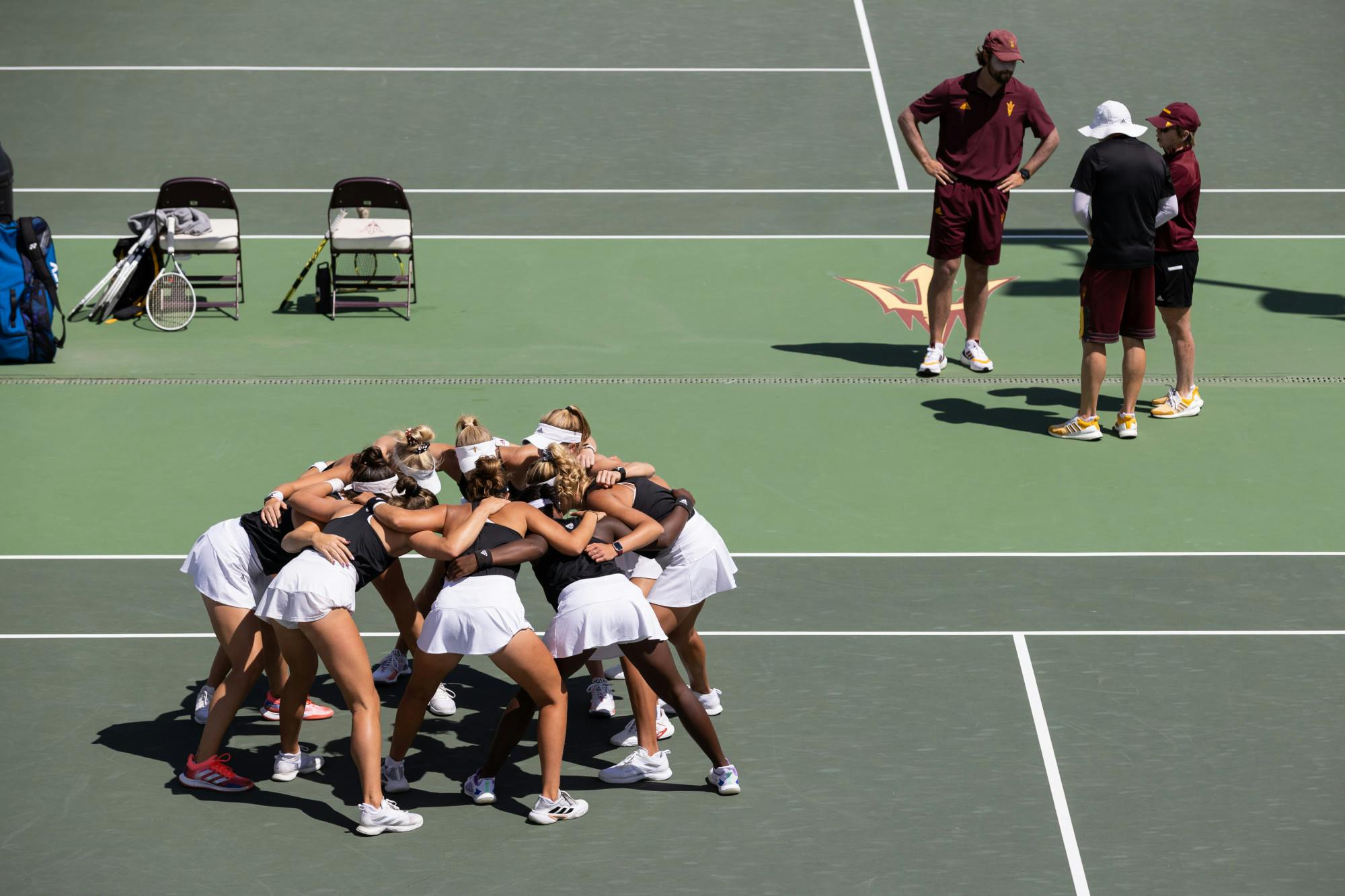 Sports-Women's-Tennis-Back-Stretch