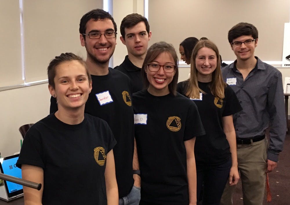 The Aquaponos team at the ASU Startup Summit in Tempe, Arizona on Saturday, Feb. 18, 2017