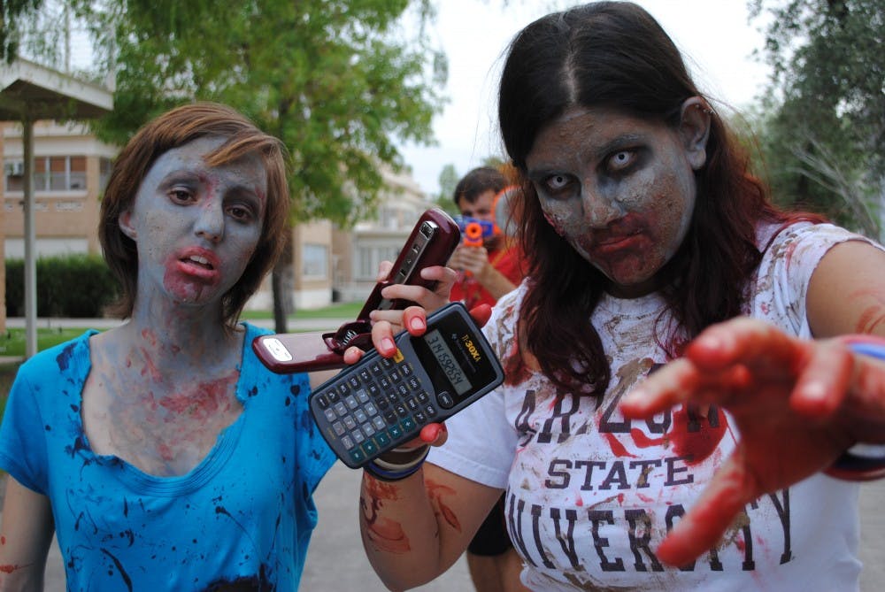 Do zombies have to do taxes?
Photo by  Harmony Huskinson
Make-up by Ryann Padilla, Alex Makk and Kayla Frost