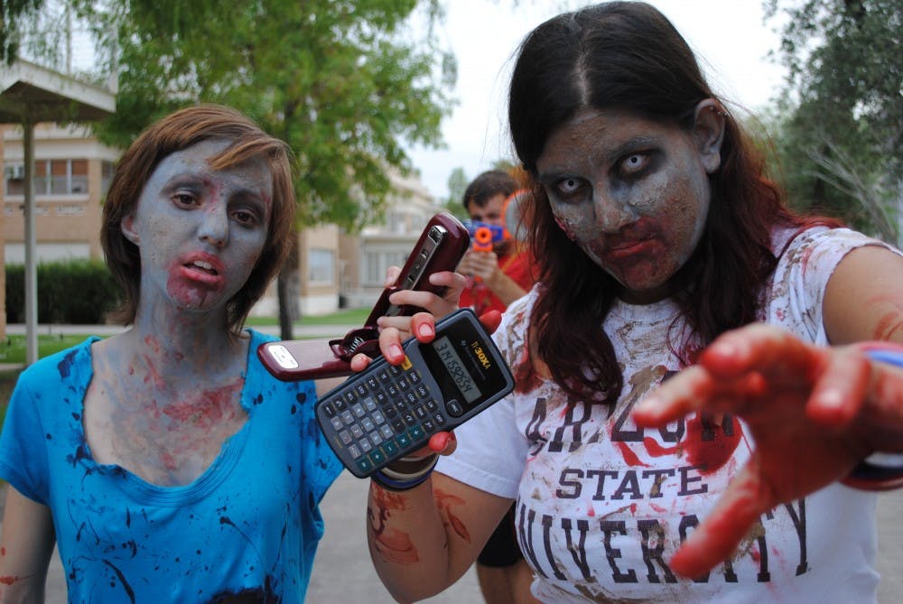 Do zombies have to do taxes?
Photo by  Harmony Huskinson
Make-up by Ryann Padilla, Alex Makk and Kayla Frost