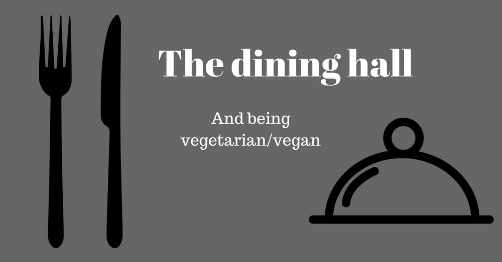 Vegetarian? Living on campus? It's quite the adventure for students who survive off of dining hall food.
