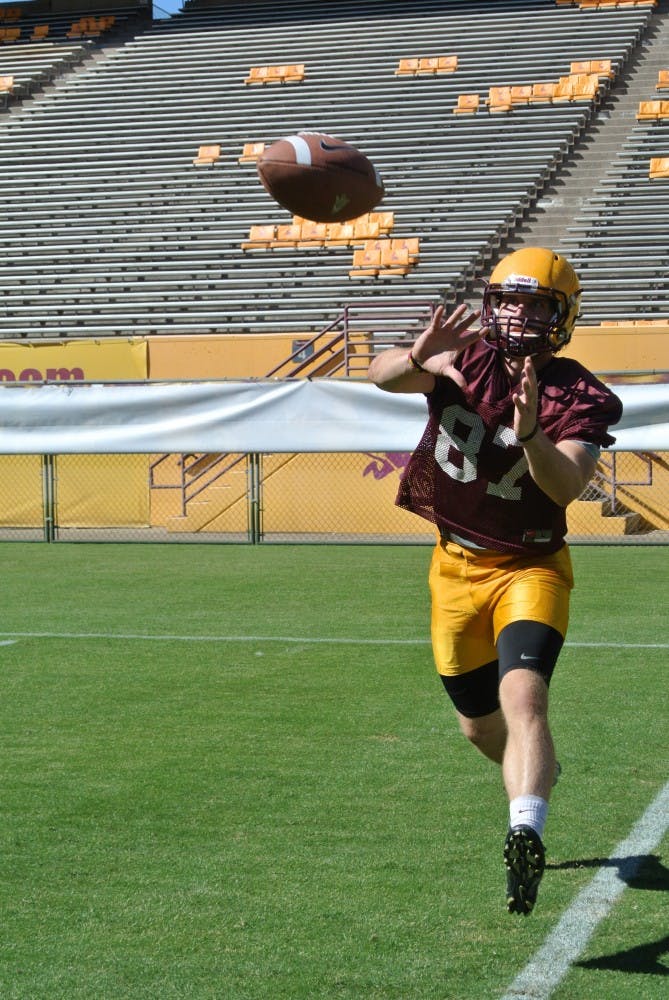 Coyle learned his grip on the ball from his father's water polo goalie experience.
Photo by Kailin Biggerstaff