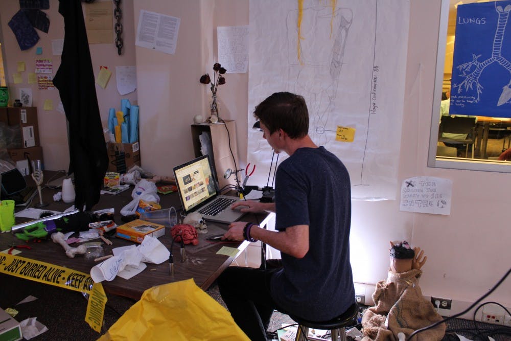 Modern Frankenstein lab in Hayden Library