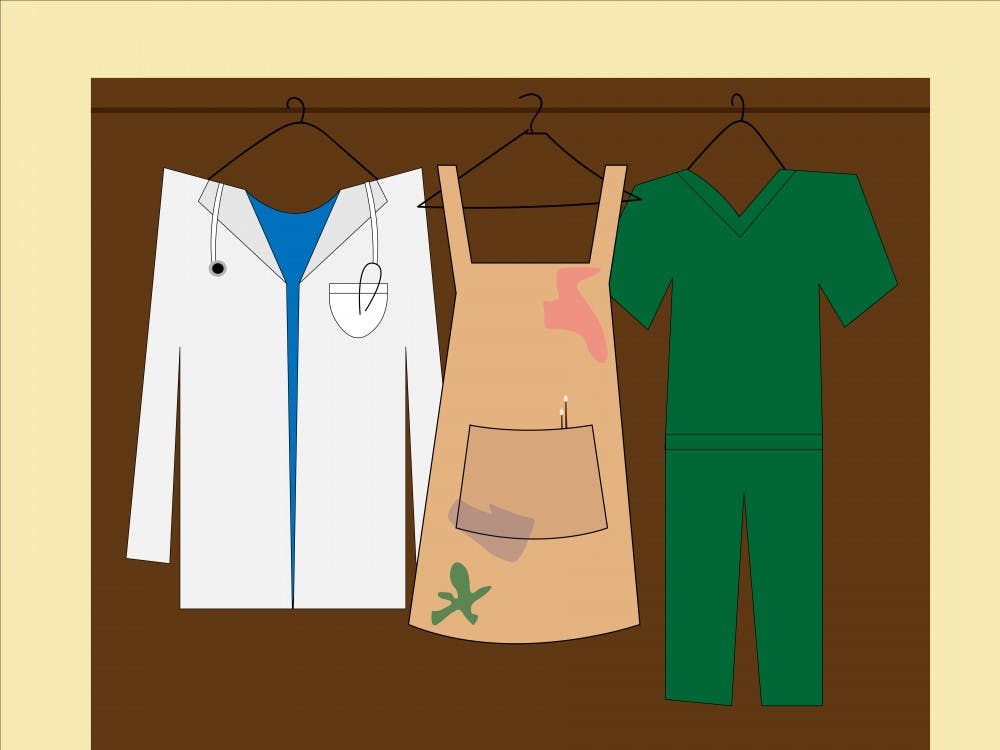 " ASU offers many different majors and career paths for students to chose from." Illustration published on Tuesday, April 11, 2017.