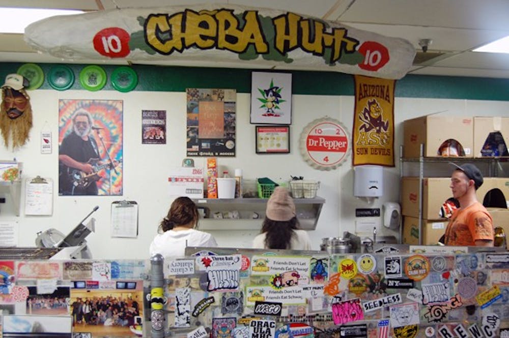 Tempe's "Marijuana friendly" Cheba Hut will prepare for their busiest time of the year on Apr. 20th and expect to increase their sandwich sales for the 4/20 holiday. (Photo by Thania A. Betancourt)