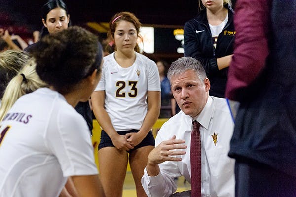 ASU Volleyball vs Mt Royal U, Sept. 4 2014
