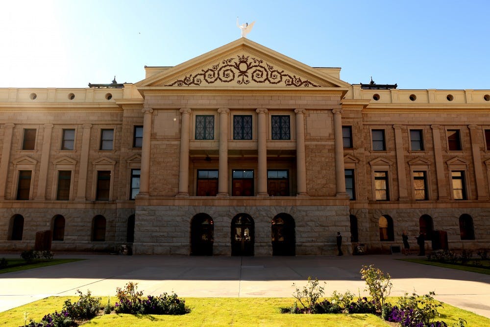 The Arizona State Capitol building in Phoenix pictured on Thursday, Feb. 11, 2016. 
