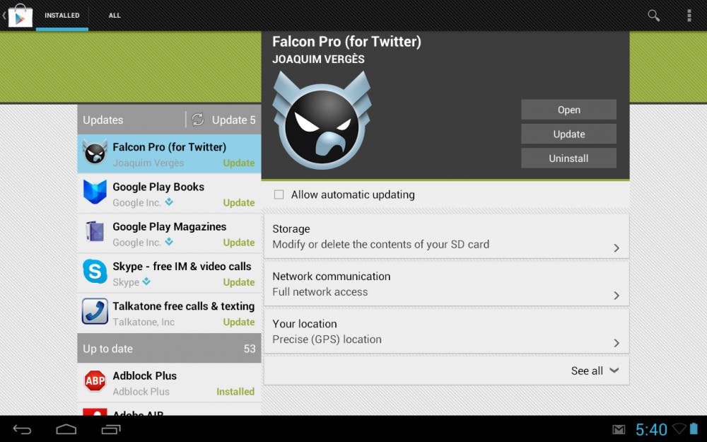  Do not let your updates pile up, as they could offer valued and necessary improvements to your software. Screenshot by Court Jeffrey