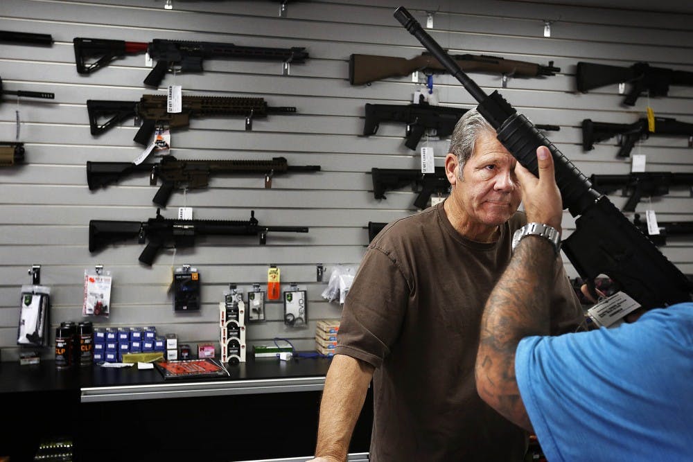 US NEWS CALIF-SHOOTING-GUNSTORES 2 LA