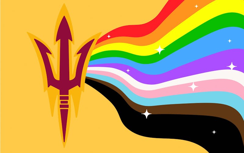 "LGBTQ+ clubs is making ASU an inclusive space. ASU holds various LGBTQ+ clubs that'll help students find a supportive community." Illustration published Monday, July 6, 2020.