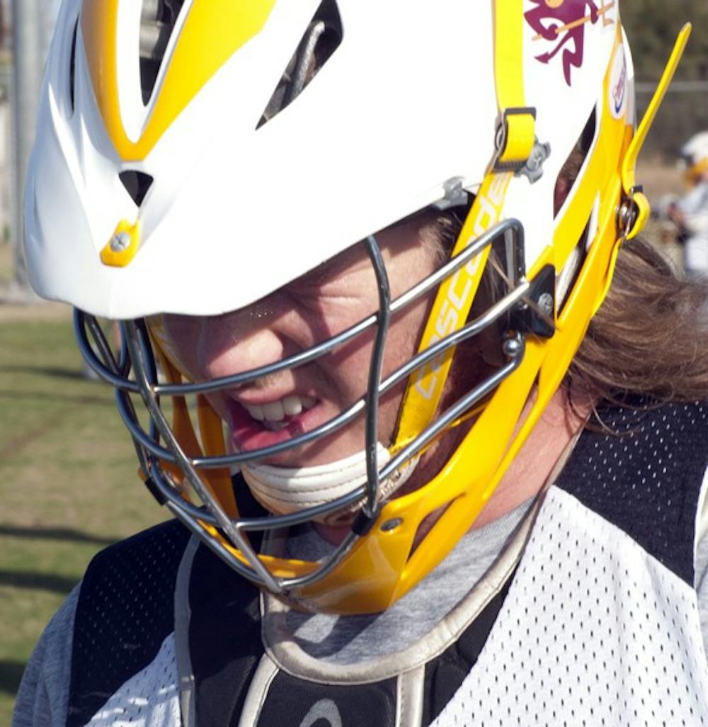 Zachary Scarano is an advocate for the ASU’s club sports receiving more funding for necessary expenses. The lacrosse team, a perennial contender for a national championship, only received $12,900 to cover expenditures like jerseys, registration fees and equipment last season. (Photo by Brendan Capria)