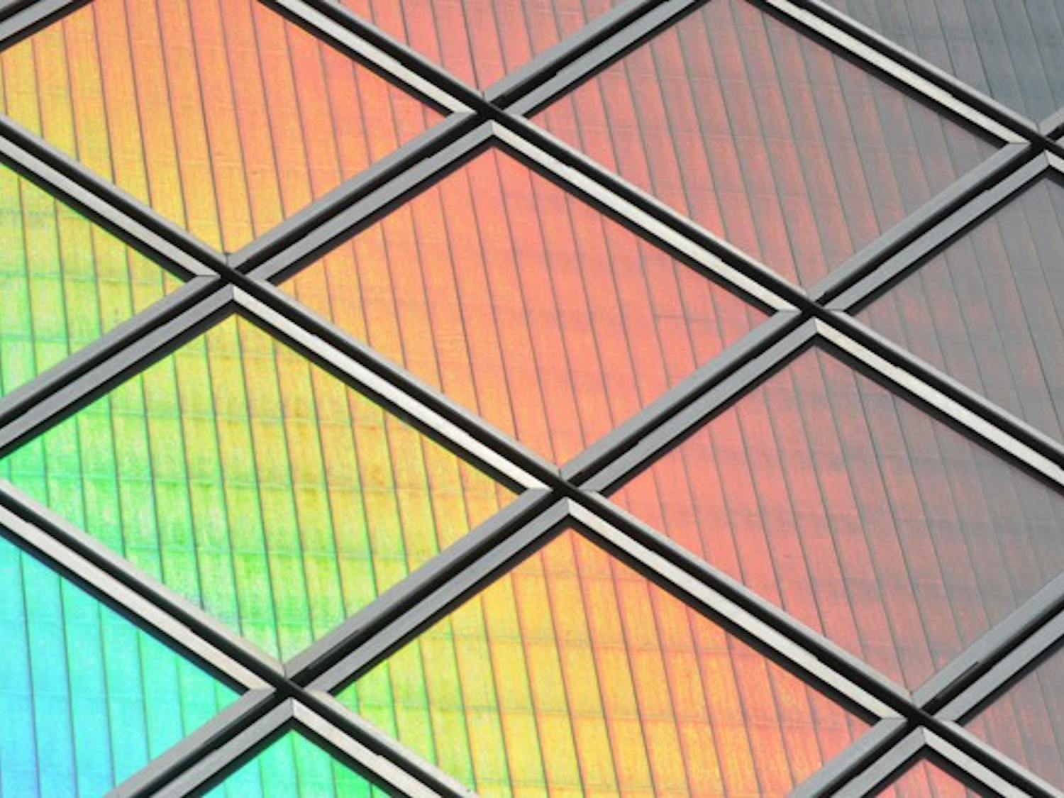 SOLAR ENERGY: Solar panels are in consideration for parking Lot 59 in Tempe. The panels already exist on Hayden Lawn and over the Stadium Parking Structure on Veterans Way. (Photo by Sierra Smith)