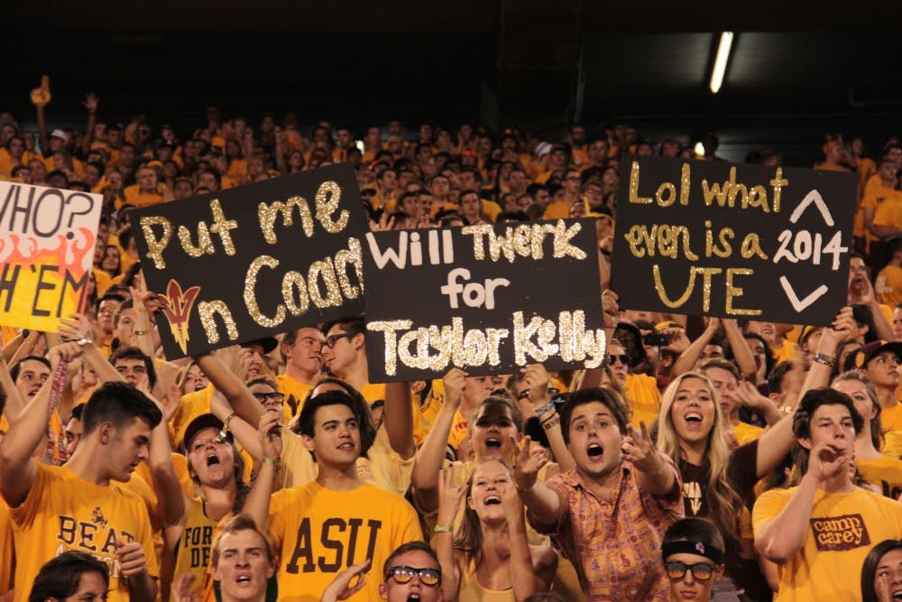 ASU football fans