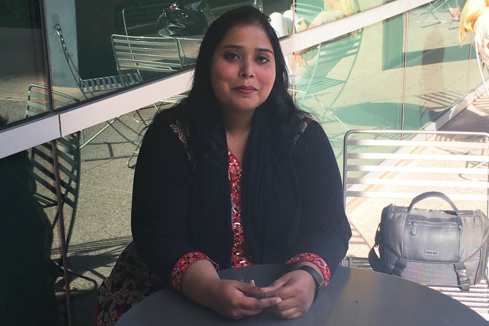 Seemab Far, assistant professor from the University of the Punjab, poses for a portrait on Thursday, Feb. 18, 2016, in Phoenix, Ariz.&nbsp;