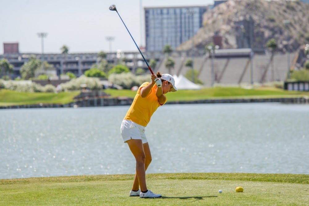 Monica Vaughn, Women's Golf, April 10, 2015