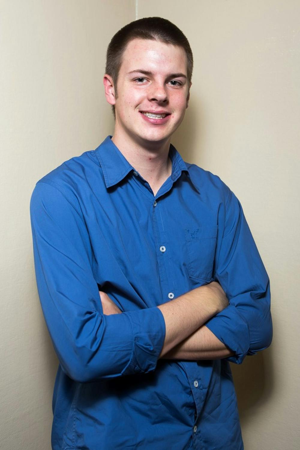 Marketing senior Jack Wight has his own online buy back business for phones and electronics. (Photo by Ryan Liu)