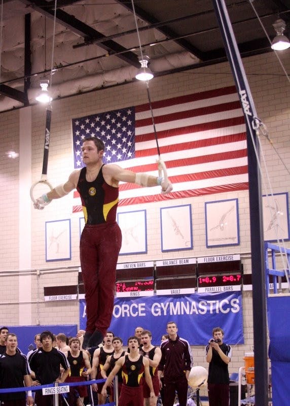 Alex Gaudaur performs during the championships. Photo by Monique Auger.
