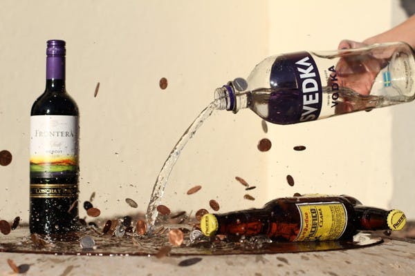 Manuel Medina, chairman of Pennies for Prevention, proposed an initiative that would increase the state tax on alcohol. The money raised by the tax would be allocated among community programs focused on preventing underage drinking. (Photo illustration by Jenn Allen, Lisa Bartoli, and Taylor Lineberger)