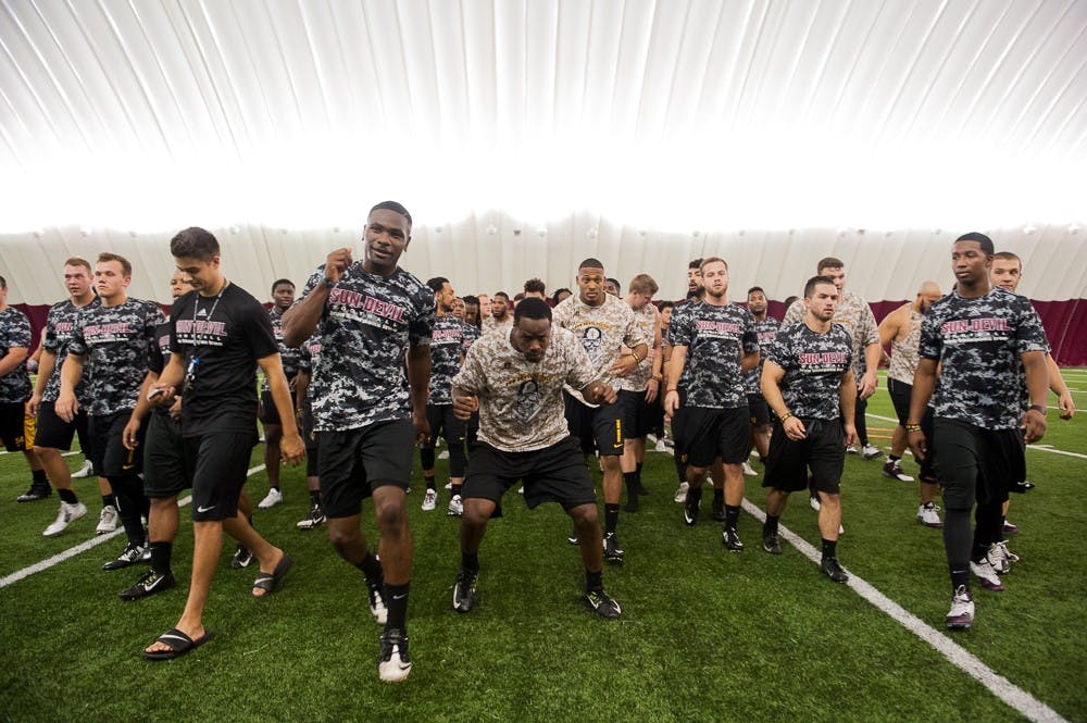 ASU football summer practice